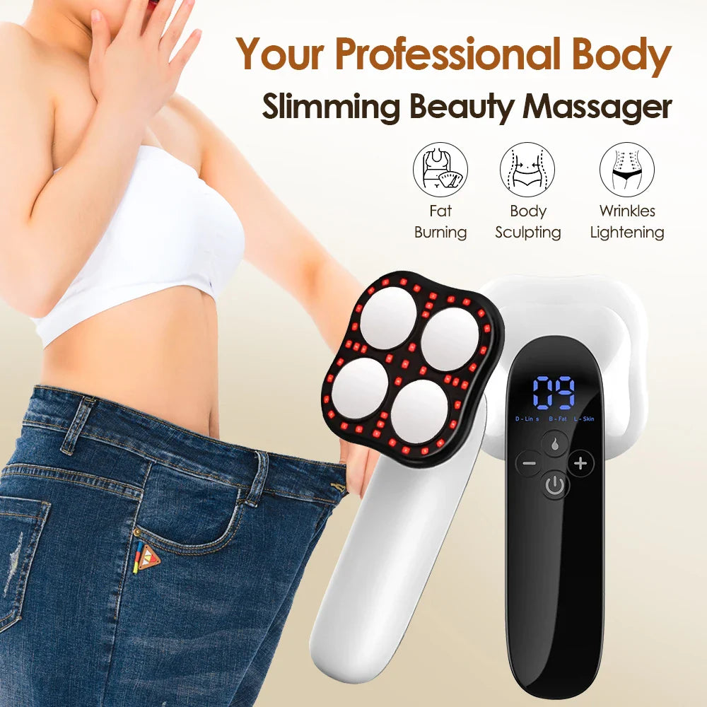 Electric Abdomen Massage Device for Deep Tissue and Cellulite Removal Sculpting