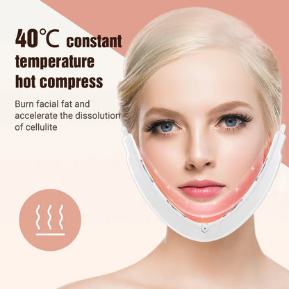 Microcurrent Facial Lifting EMS Massager With LED Therapy