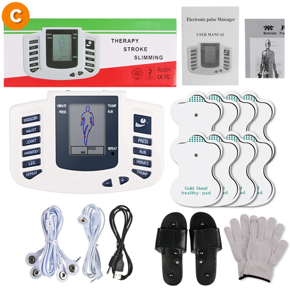 Electronic Pulse Massager EMS Tens Muscle Stimulator