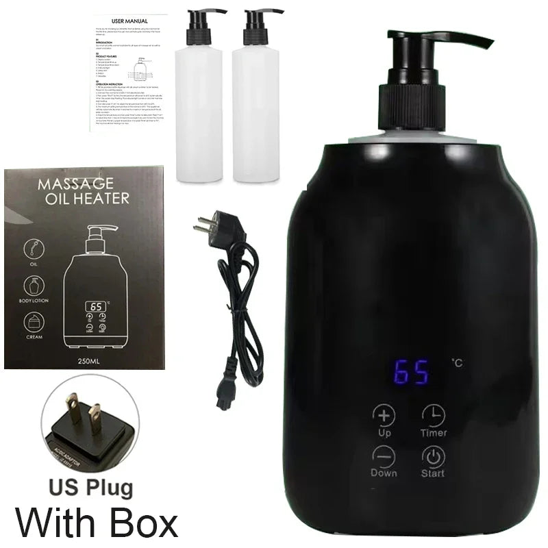 Massage Oil Heater With LED Screen – Digital Display