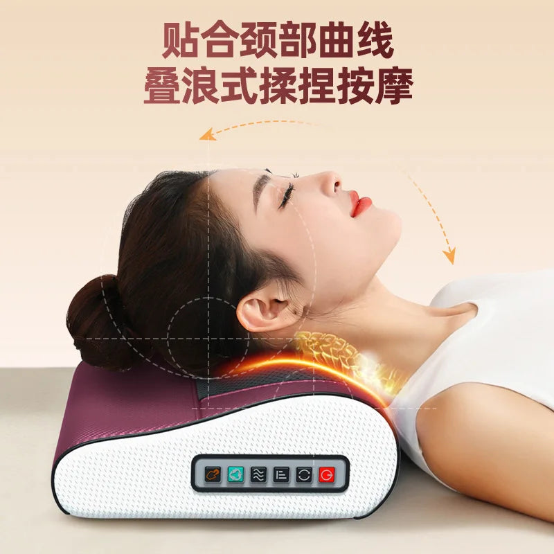 Neck, Shoulder, Back Massager with Kneading, Multi Speed, Hot Compress