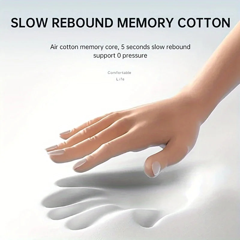Neck Massage Pillow Vibration Hot Compress Memory Foam