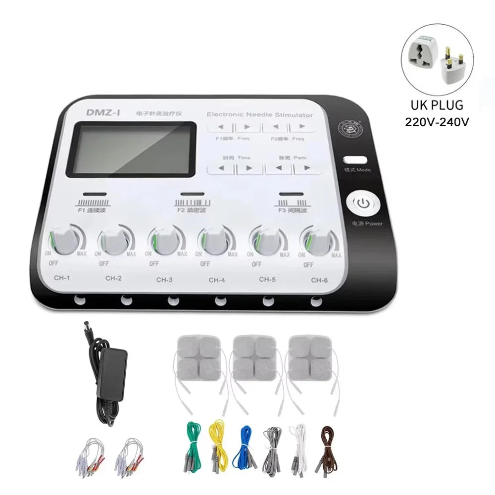TENS Acupuncture And Moxibustion Massager – Six Way Output