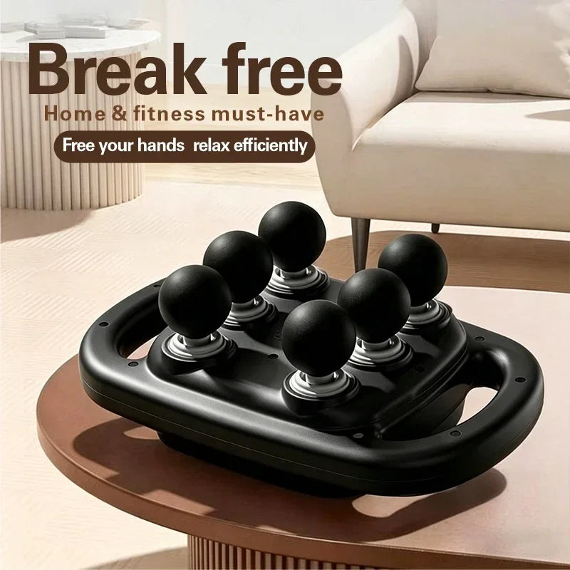 Six-Head Oscillating Massage Gun for Deep Tissue, Portable Home Massager