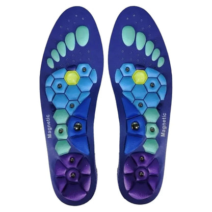 Massage Magnetic Insoles Shock Absorbing Gel Orthopedic