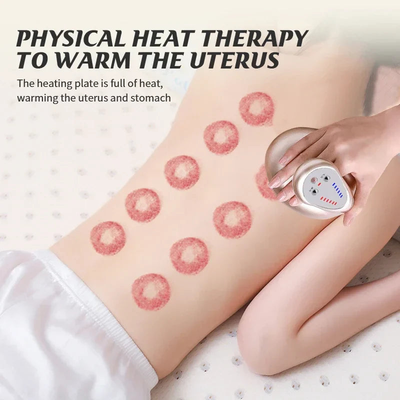 Electric Scraping Cupping Massage Device With Vacuum Cup