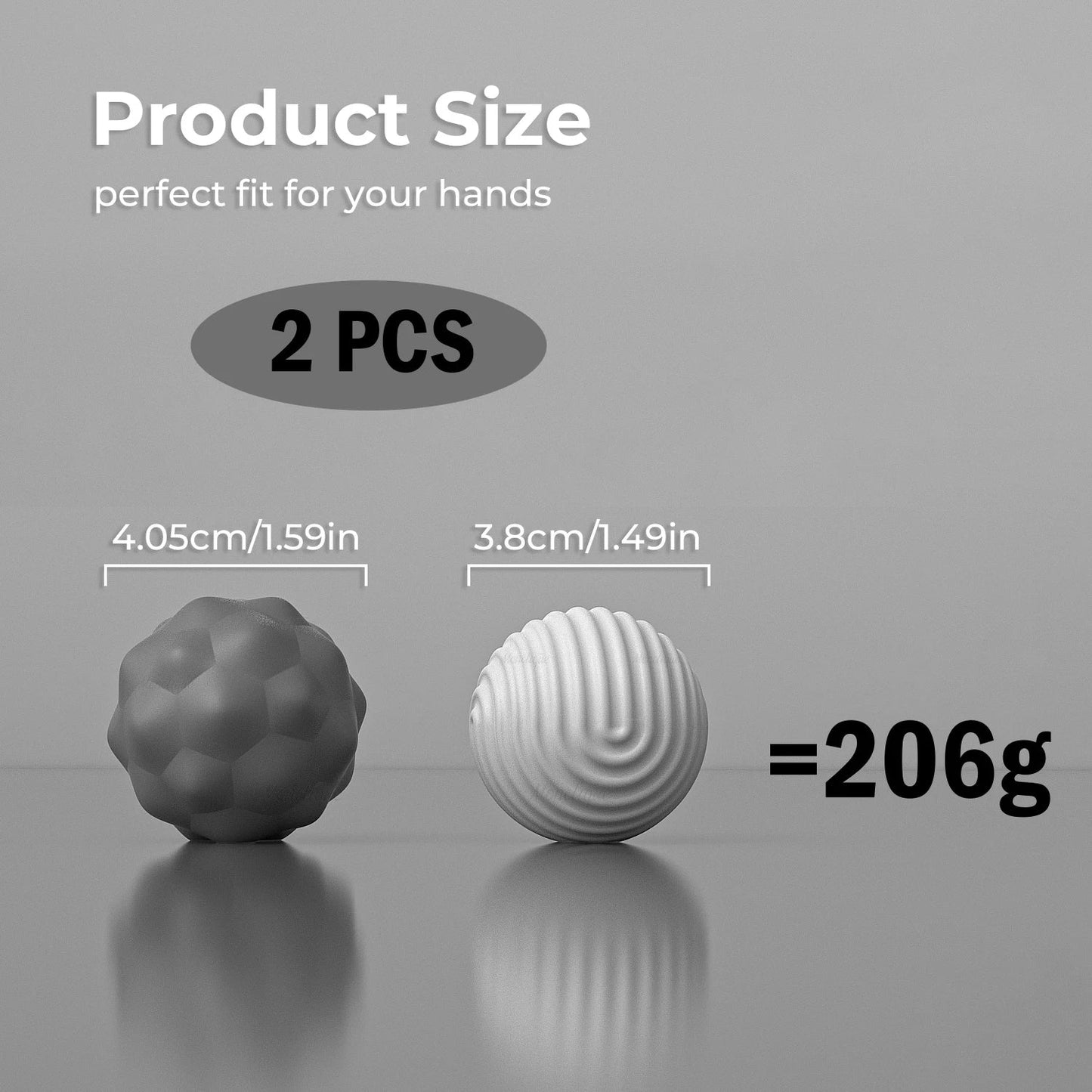 Magnetic Sensory Massage Balls Plantar Acupoint 2 Pieces