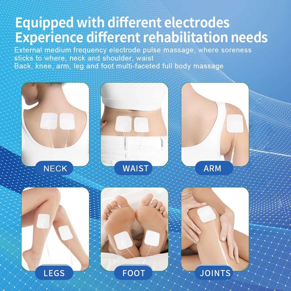 TENS EMS Massager with 30 Levels and 12 Modes, Dual Channel Muscle Stimulator