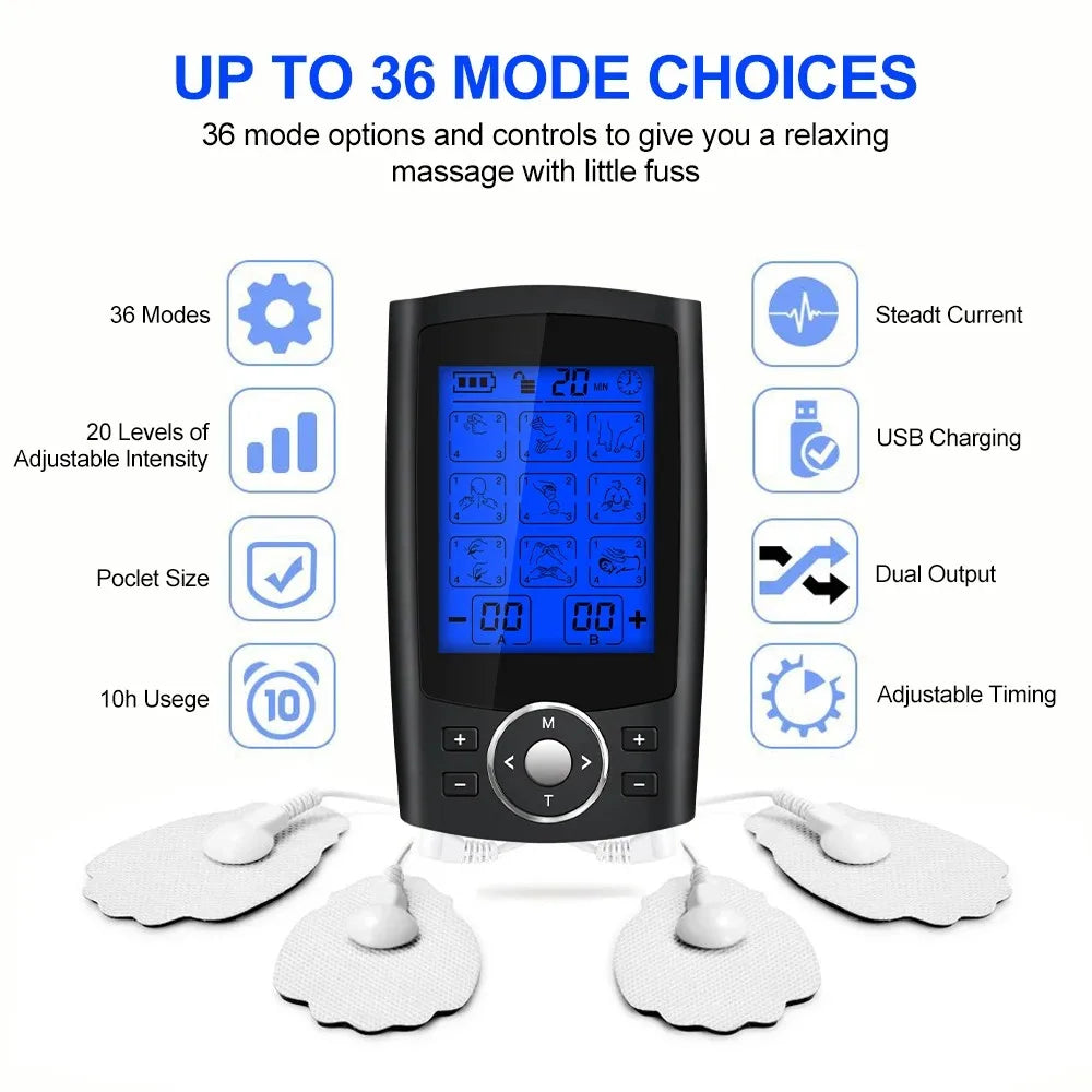 36 Mode Electric Acupuncture Moxibustion Pulse Massage