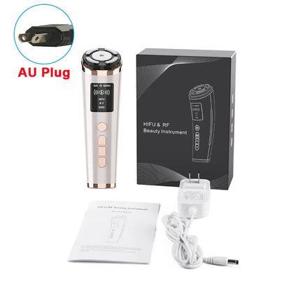 Hifu Face Lifting Machine for Anti-Aging, EMS Facial Microcurrent Massager