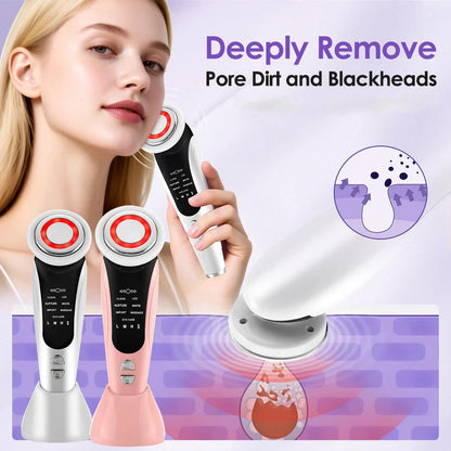 7 In 1 Face Massager Red Light Therapy – Skin Rejuvenation