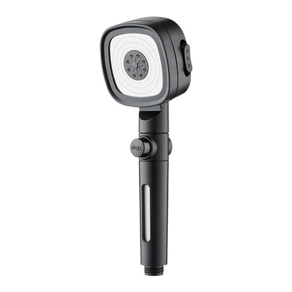 3 Modes Built-in Filiter High Pressure Shower Head with One-key Stop Button Shower Massage Spa Handheld Showerhead For Bathroom