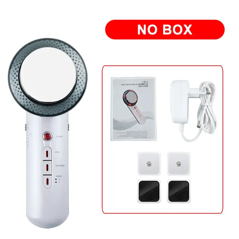 Ultrasound Cavitation EMS Face and Body Slimming Massager, Fat Burner
