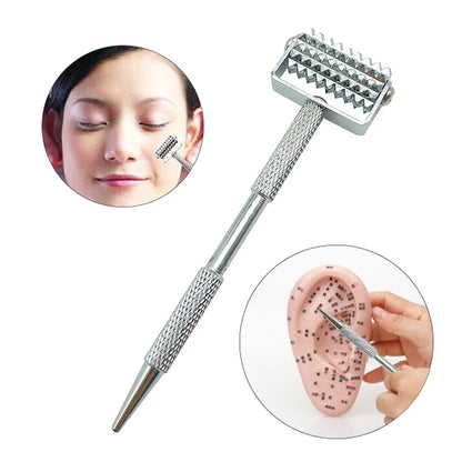 Brass Auriculotherapy Retractable Acupuncture Ear Probe Massager