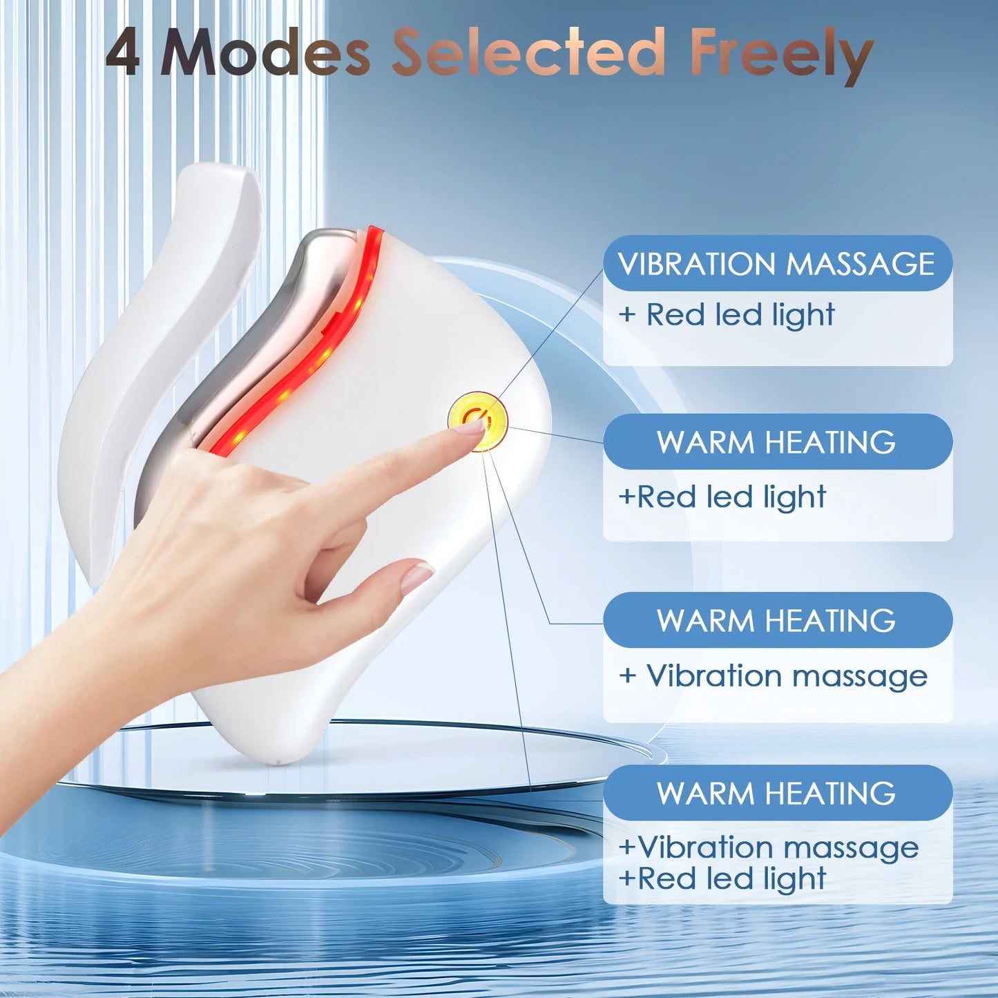 Gua Sha Electric Face Lifting Massager With Vibration