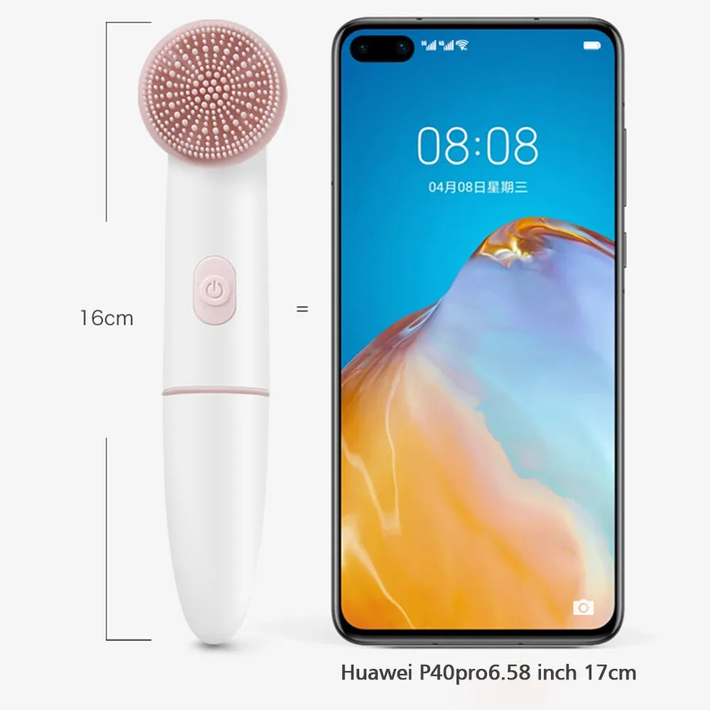 Dual-Action Facial Cleansing Brush