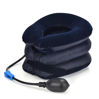 Inflatable Neck Traction Pillow Device