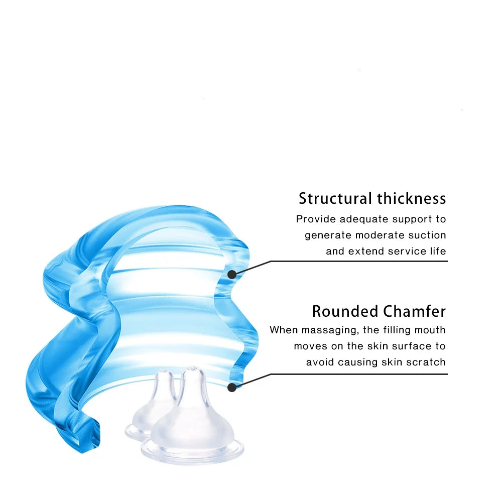 Silicone Massage Cups – Vacuum Cupping Therapy Deep Tissue