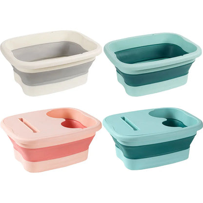 Foldable Foot Bath Bucket Massage Spa Soak Tub Portable