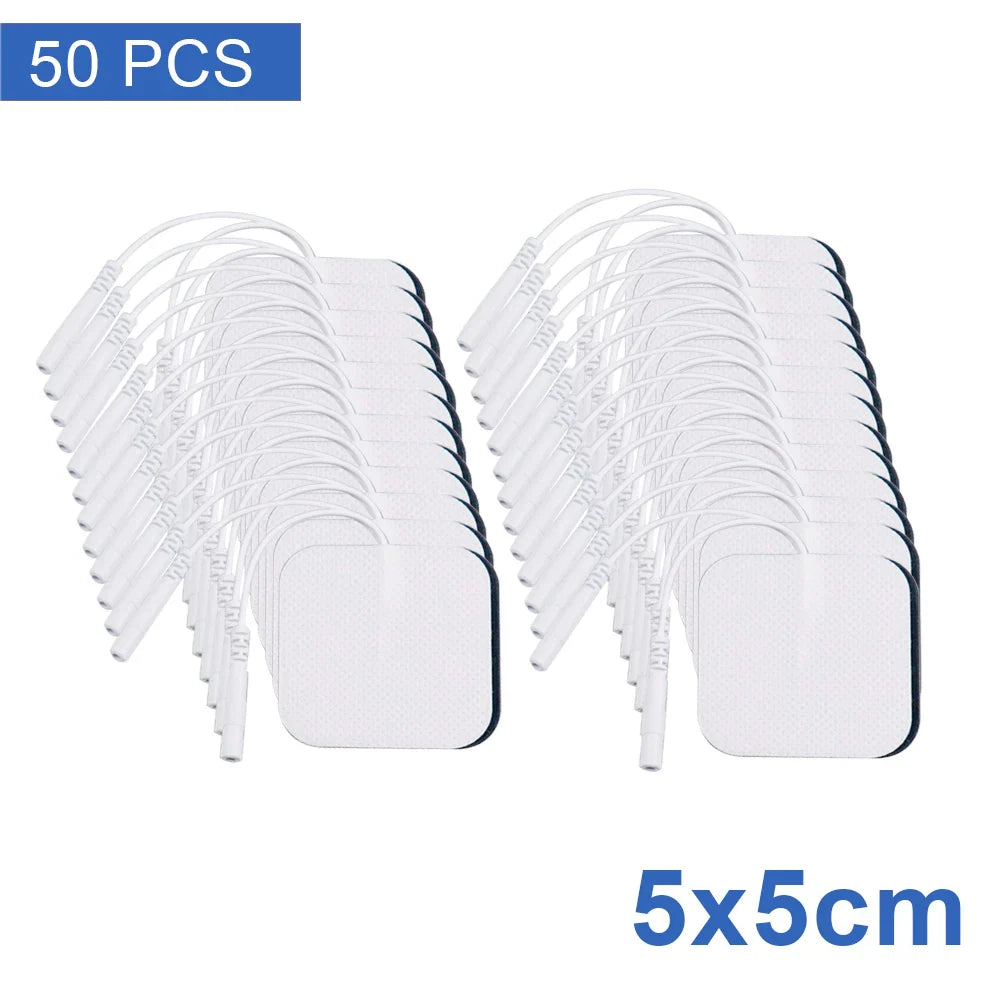 12 Modes TENS EMS Low Frequency Therapy Massager with 50 Pads