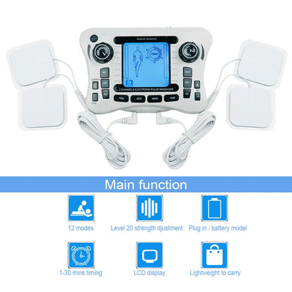 EMS Neck Massager with Acupoints, Muscle Stimulator for Physiotherapy