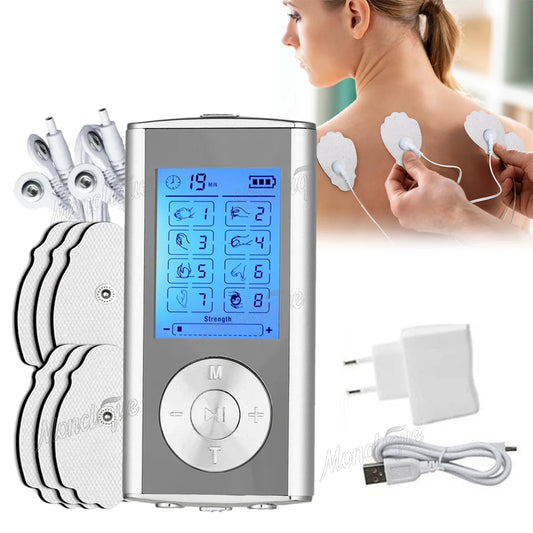 Monclique Tens Muscle Stimulator EMS Massage USB Charge