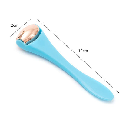 Double Head Stainless Steel Ice Roller & Eye Cream Stick - Face Massager & Beauty Tool