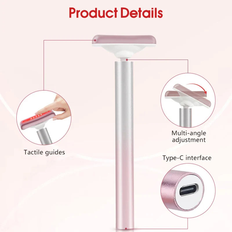 EMS Eye Massager Microcurrent Anti Aging Facial Lifter