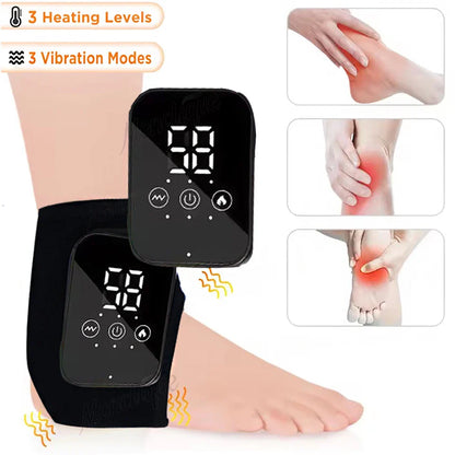Monclique Ankle Massage Brace With Rechargeable Heated Wrap