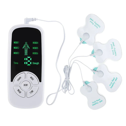 PastSky Microcurrent TENS Massager For Back Neck 2 Outputs