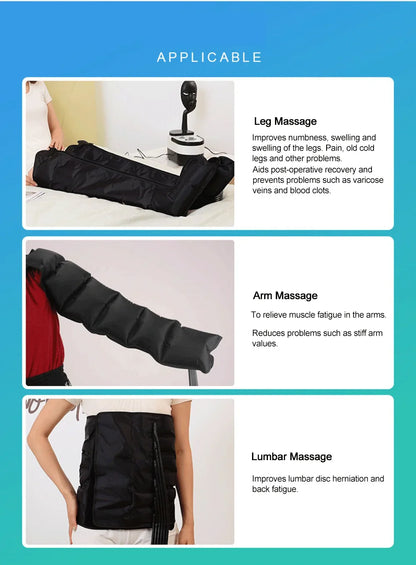 6 Airbag Leg Massager – Separate Accessory Without Host