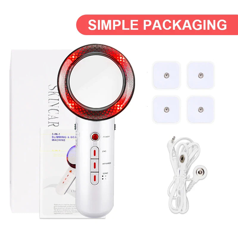 Kemetvov 3 In 1 EMS Infrared Ultrasonic Massager Slimming