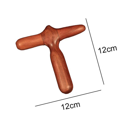 Wooden Neck Chin Massager Stick For Acupoint Massage Tool