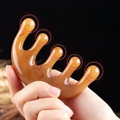 Five Teeth Meridian Massage Comb
