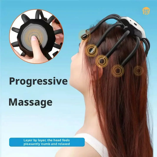 Head Massage Device With Intelligent Auto Massage For Head