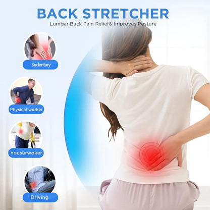 Electric Back Massager for Pain Relief, Back Cracker, Neck and Waist Support