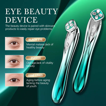 Eye Massage Device Microcurrent Skin Firming Anti Aging