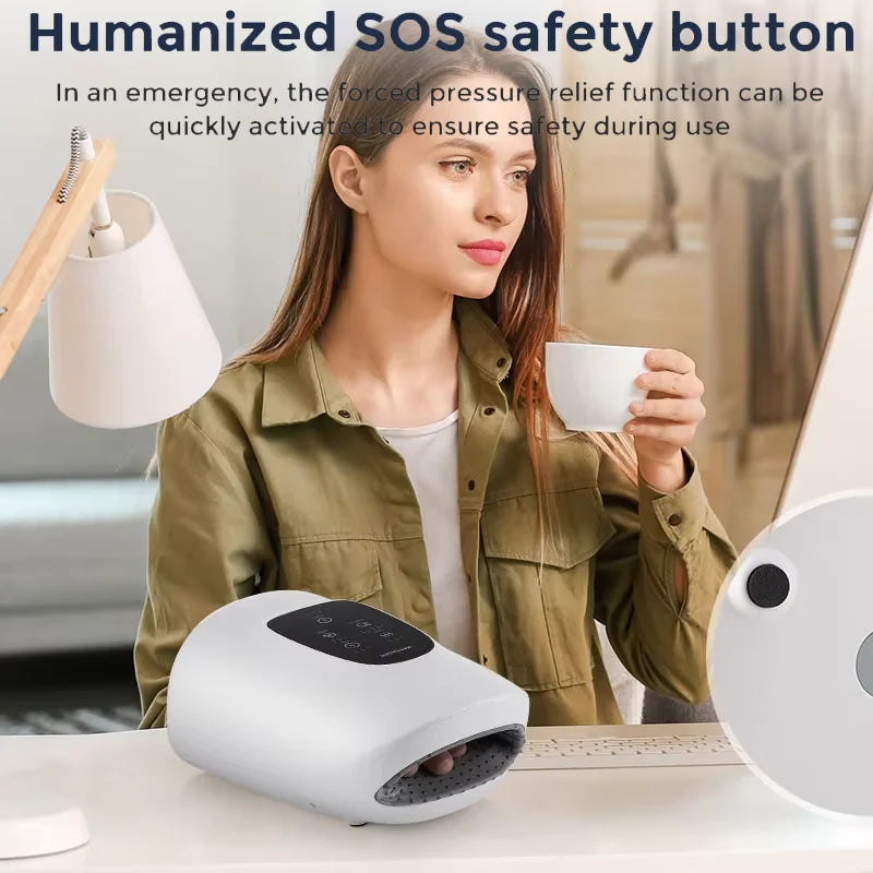 High-End Hand Massager – Deep Kneading Heating Care