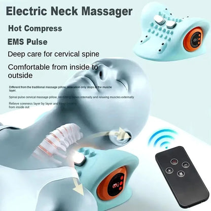 Electric Cervical Massager Neck Stretcher – Pain Relief