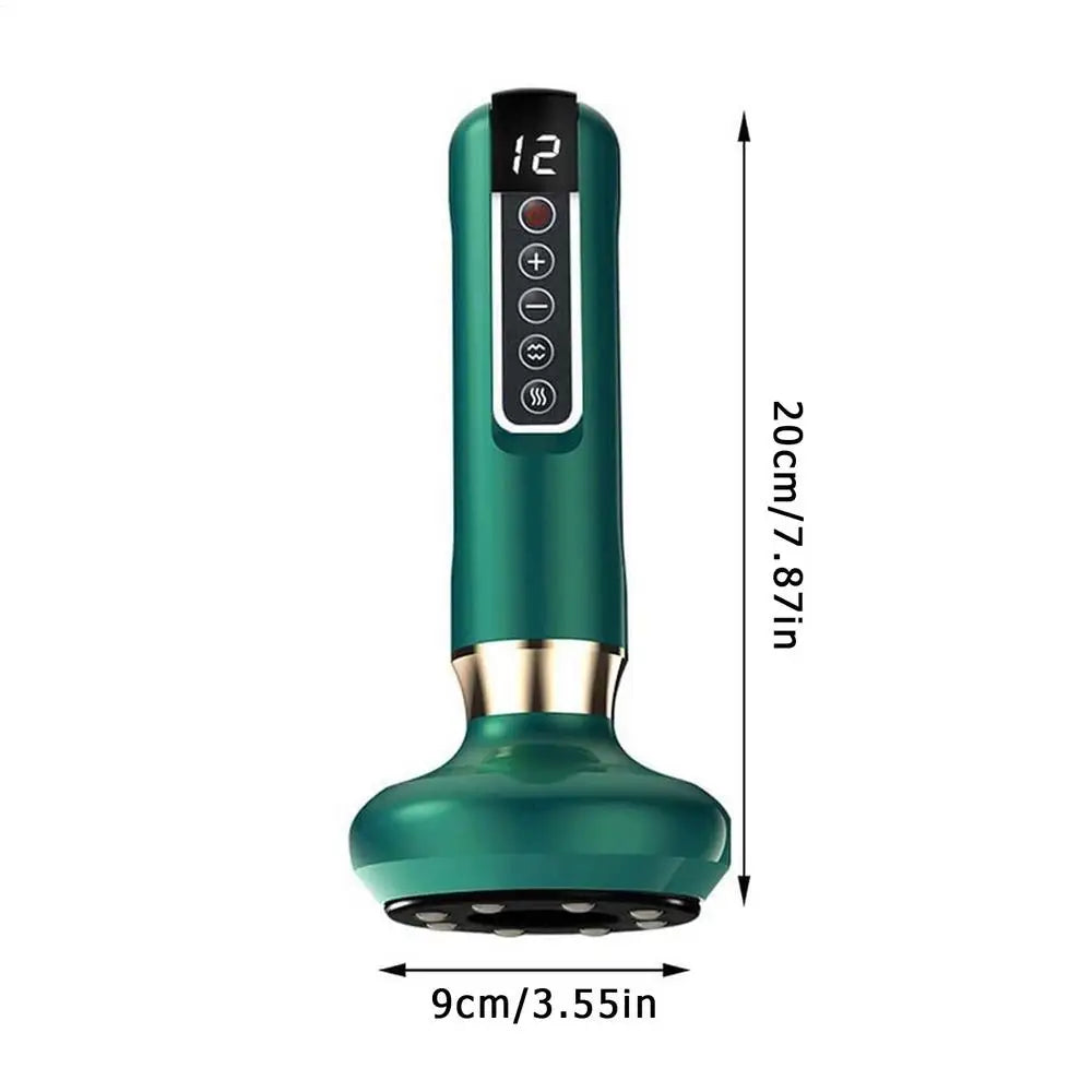 12-Level Adjustable Electric Cupping Massager for Body Slimming, Anti Cellulite
