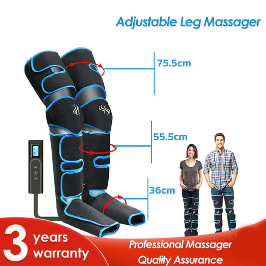 360° Air Pressure Leg Massager for Blood Circulation &