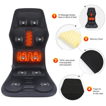 LT-536 Carseat Massage Cushion – Soothing Heat Therapy