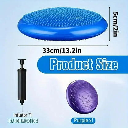 QzeUpwardSpirit Thickened Balance Pad Yoga Massage Seat Cushion