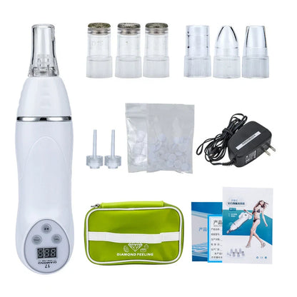 Digital Microdermabrasion Diamond Dermabrasion Pen Vacuum Massage Skin Peeling Acne Treatment Blackhead Cleanse Beauty Equipment – Deep Cleansing Pro