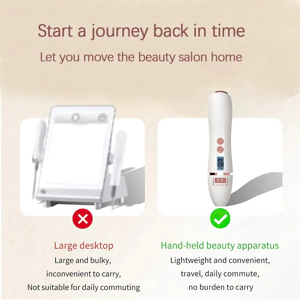 7D Ultrasonic Handheld Face Lifting Massager For Anti Aging And Skin Tightening