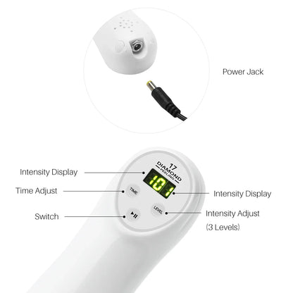 Digital Microdermabrasion Diamond Dermabrasion Pen Vacuum Massage Skin Peeling Acne Treatment Blackhead Cleanse Beauty Equipment – Deep Cleansing Pro