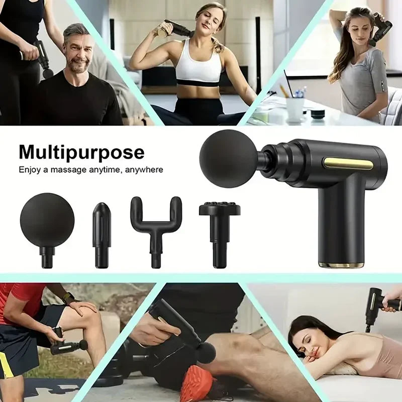 Fascial Massage Gun – Deep Tissue Relief with LED Touch Screen