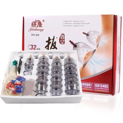 32 Piece Vacuum Cupping Therapy Set