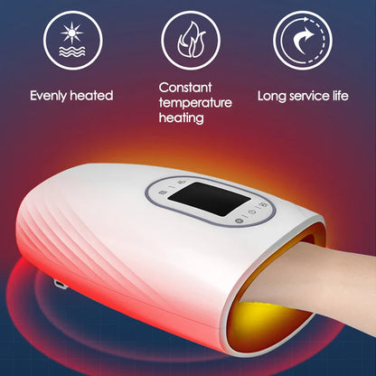 Electric Hand Massager With 3 Modes, Airbag Hot Compress, 6D Air Compression