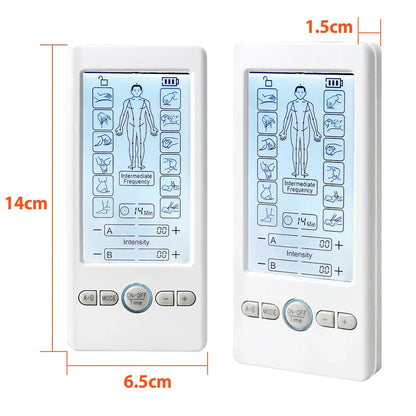 TENS EMS Muscle Stimulator, Portable Digital Pulse Massager for Physiotherapy